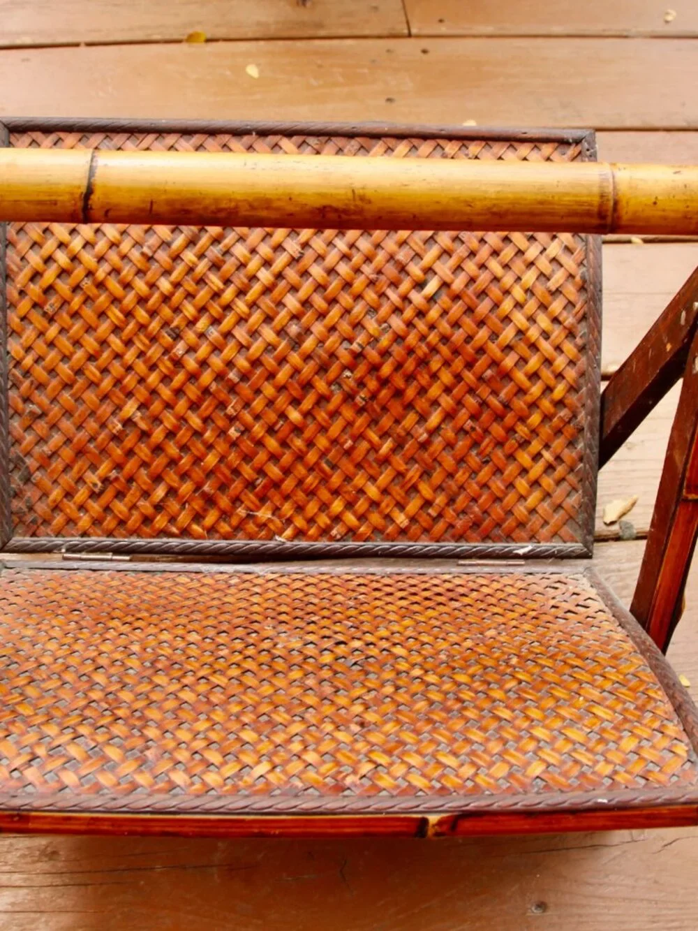 Vintage bamboo/cane Magazine rack